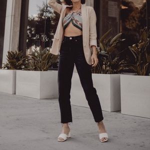 Zara women’s straight leg denim